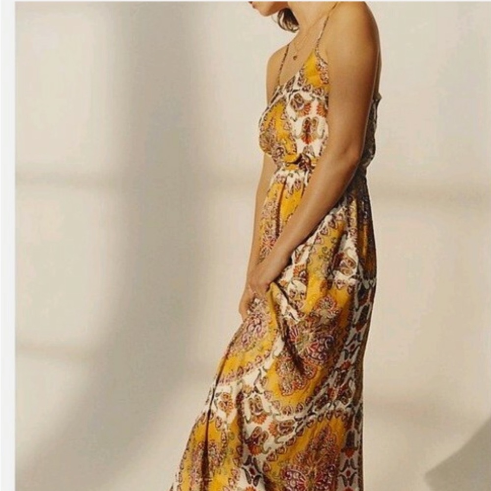 Vibrant Paisley Maxi Dress